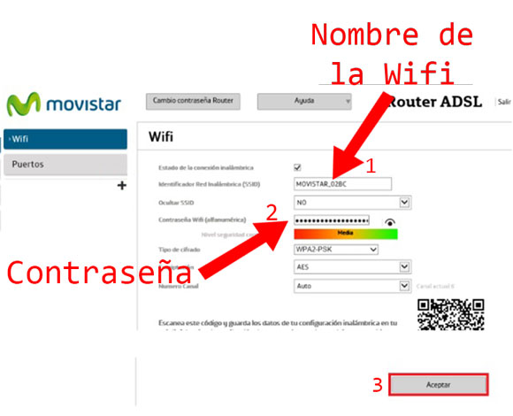 Treinta Deformar desbloquear Cómo Cambiar la Contraseña WIFI de tu Router Movistar FÁCIL