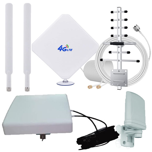 3G/4G LTE 24dBi Antena parabólica exterior 900/1800/2100MHz